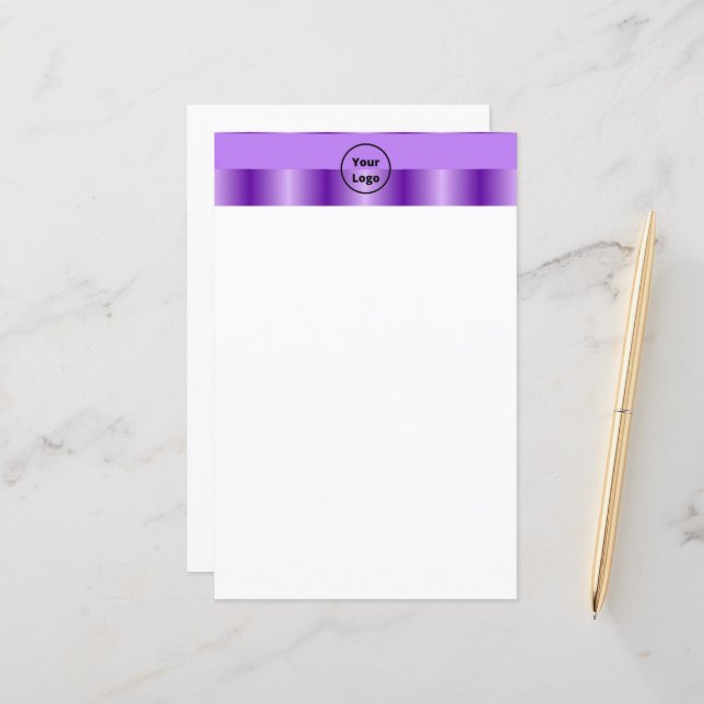 Purple gradient business pattern (Front/Back In Situ)