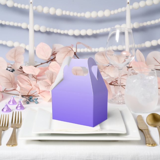 Purple Gradient Favor Box (Wedding)