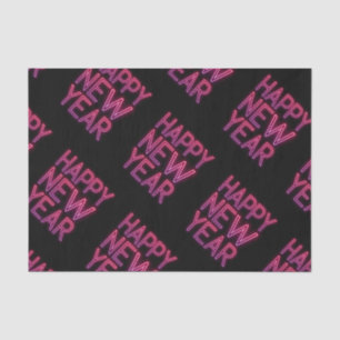 Purple Gradient New Year Tissue Paper