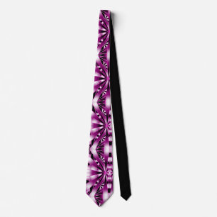 Purple Gradient Perspective Colour Fill Drawing Tie