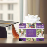 Purple Graduation Photo Personalized 2025 Graduate