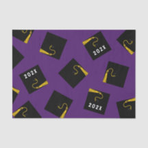 Purple Graduation Tissue Paper