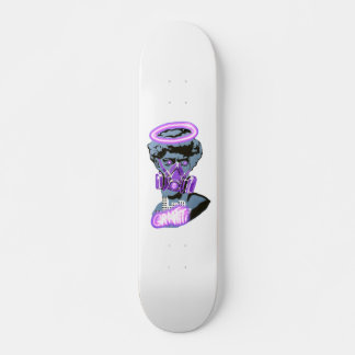 purple graffiti skateboard