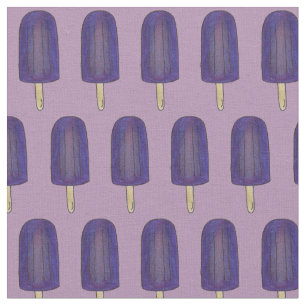 Purple Grape Popsicle Popsicles Frozen Pops Fabric