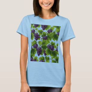 Purple Grapes Grapevine Women's Basic T-Shirt