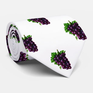 Purple Grapes Tie