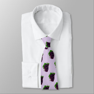 Purple Grapes Tie