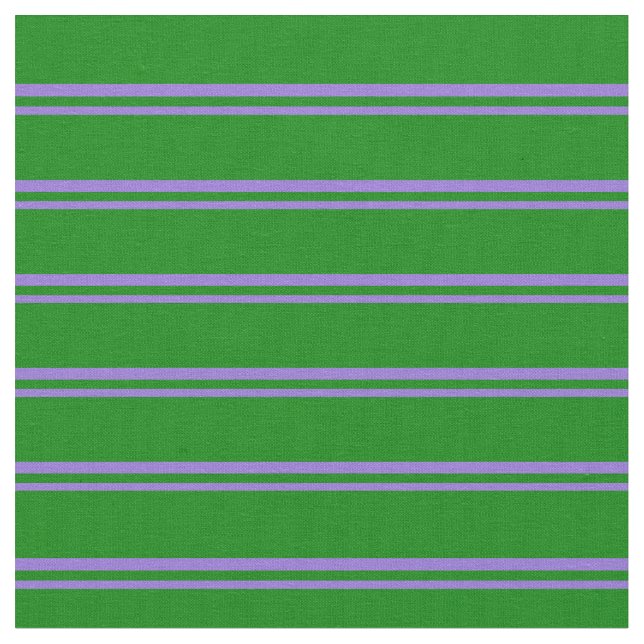 Purple & Green Coloured Pattern of Stripes Fabric (Close Up)