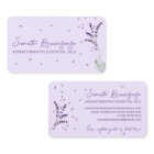 Purple Green Essential Oils Branding Lavender