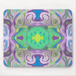 Purple Green Fantasy Mousepad