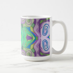 Purple Green Fantasy Mug