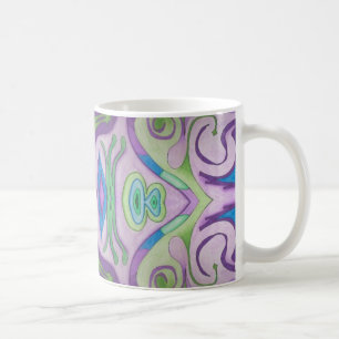 Purple Green Fantasy Mug