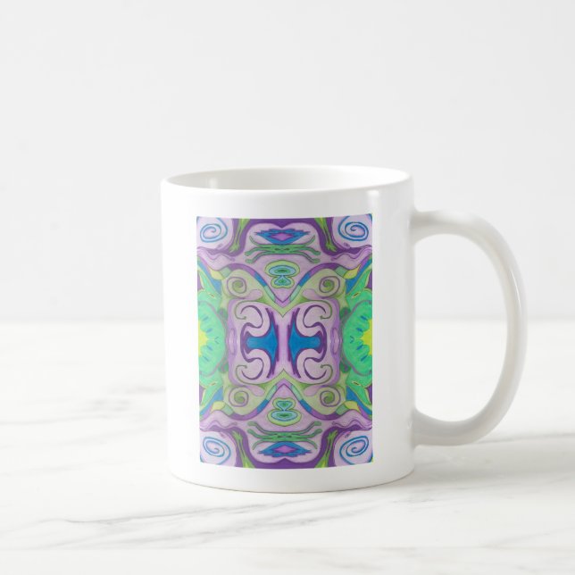 Purple Green Fantasy Mug (Right)