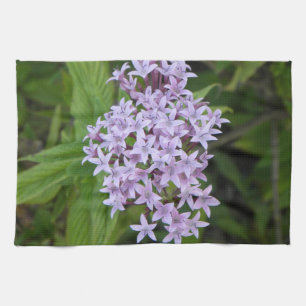 Purple & Green Floral Tropical Kitchen Towels