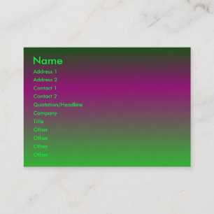 Purple - Green Profile Card