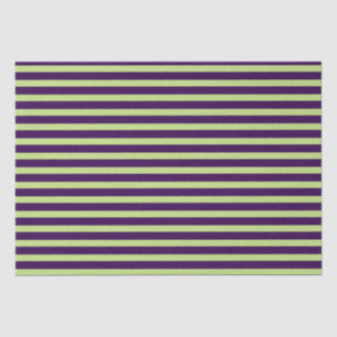 Purple & Green Stripes  Tissue Paper