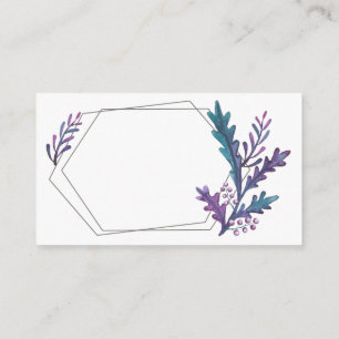 Purple Greenery Watercolor Gift Tags