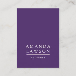 Purple Grey Appointment Card