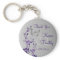 Purple, Grey Floral Butterflies Wedding Favour