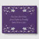 Purple, Grey Love Hearts Wedding