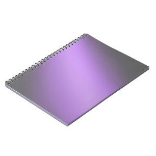Purple Grey moonlight ombre effect Notebook