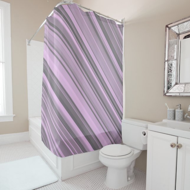 Purple Grey Stripes (In Situ)