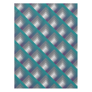purple grey teal tablecloth