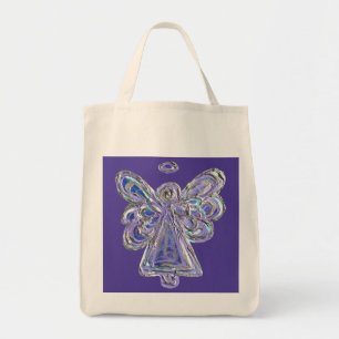 Purple Guardian Angel Art Sacs fourre-tout personn