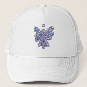 Purple Guardian Angel Custom Art Casquette ou Casq
