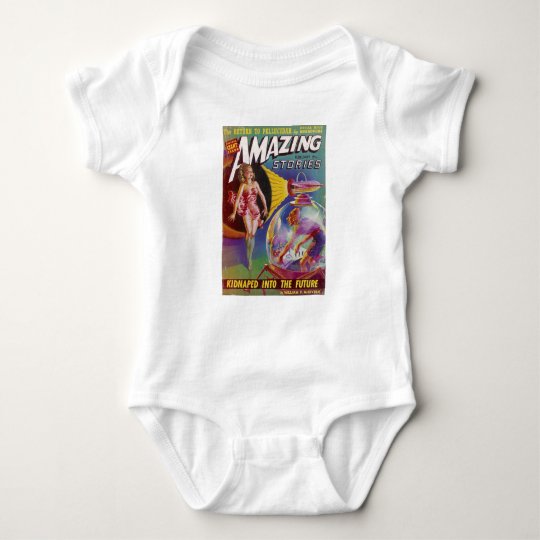 Purple Guy in a Globe Baby Bodysuit