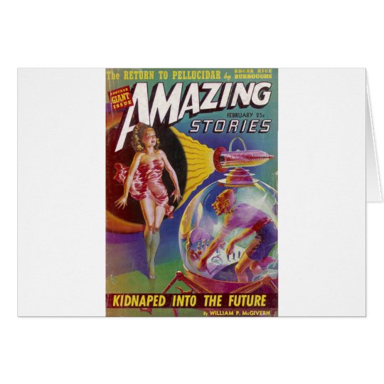 Purple Guy in a Globe Card