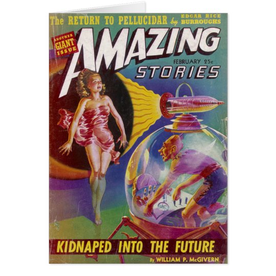 Purple Guy in a Globe Card