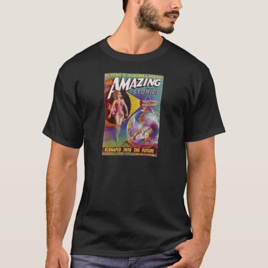 Purple Guy in a Globe T-Shirt
