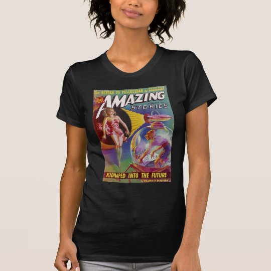 Purple Guy in a Globe T-Shirt