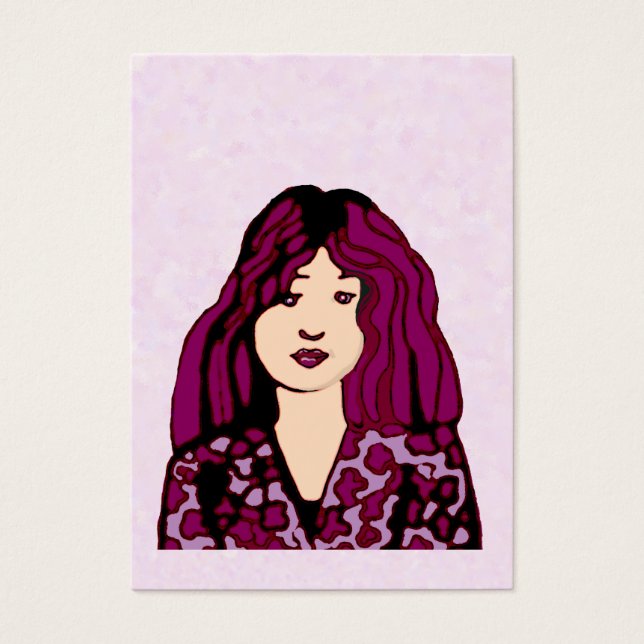 Purple haired woman (Front)