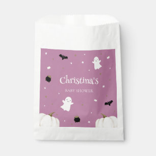 Purple Halloween Baby Shower Favour Bag