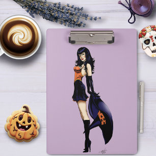 Purple Halloween Cute Witch Clipboard
