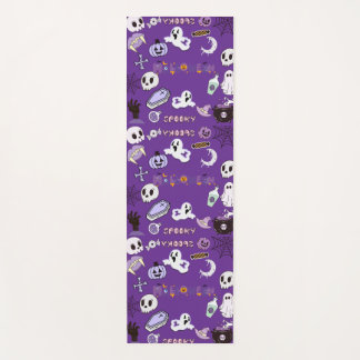 Purple Halloween Yoga Mat