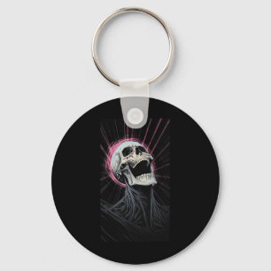 Purple Hand Peace Sign For Love Keychain