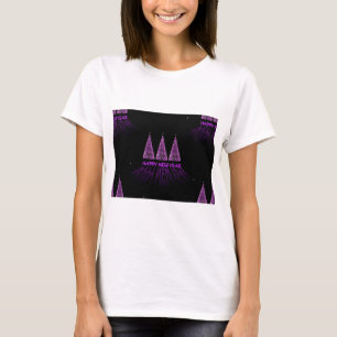 purple happy new year T-Shirt