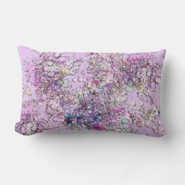 Purple Harmony Lumbar Pillow (Front)