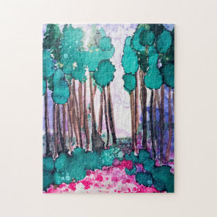 Purple Haze with Pines Puzzle