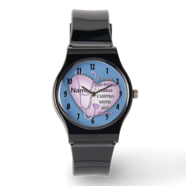 Purple Heart Air Force Nurse Watch (Front)