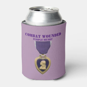 PURPLE HEART CAN COOLER