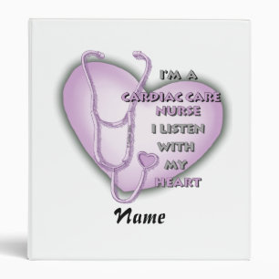Purple Heart Cardiac Care Nurse Binder
