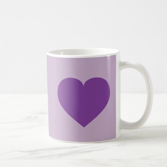 Purple Heart Coffee Mug (Right)