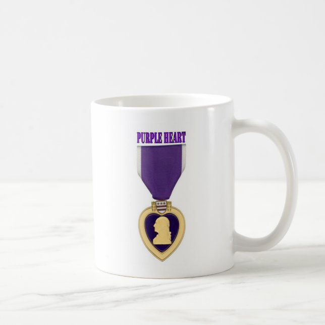 PURPLE HEART COFFEE MUG (Right)