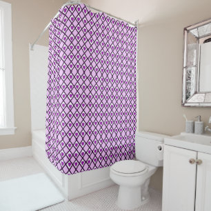 Purple Heart Diamond Pattern Seamless Valentine