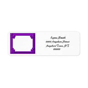Purple Heart Frame Monogram