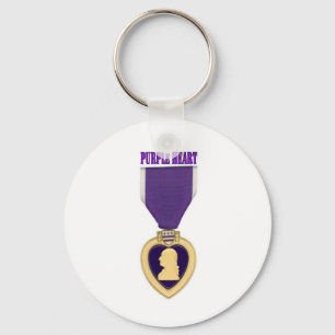 PURPLE HEART KEYCHAIN